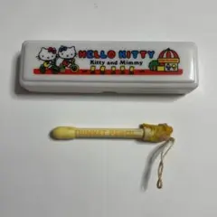 ハローキティ Kitty and Mimmyミニ筆箱 ミニ鉛筆 昭和レトロ