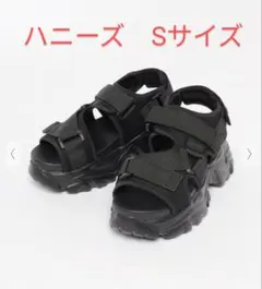 ハニーズ　厚底スポーツサンダルサンダル　Sサイズ
