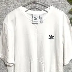 adidas アディダス トレフォイル 渋谷パックバックプリントT 白　美品
