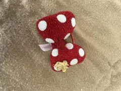 【ミニー】♡カワイイ♡リボン型ヘアアクセサリー 赤白水玉