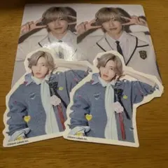 道枝駿佑 なにわ男子 HARD WORK ファミクラ盤 トレカ フレークシール