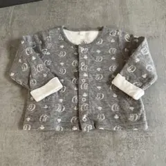 美品　カーディガン　ハリネズミ　オーガニックコットン