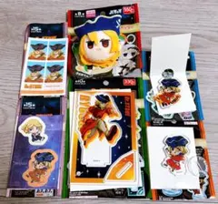 Dr.STONE ドクスト　ステッカー　龍水　フェイスぬいぐるみキーホルダー