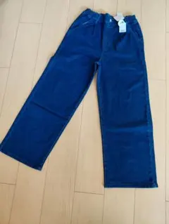 新品未使用タグつきNavyブルーデニムパンツ サイズ160のサムネイル