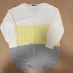 INGNI ボーダー VネックMサイズ