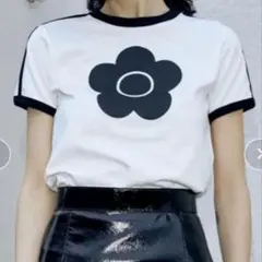 PAMEO POSE MARY QUANT コラボ 花 柄 プリント Tシャツのサムネイル