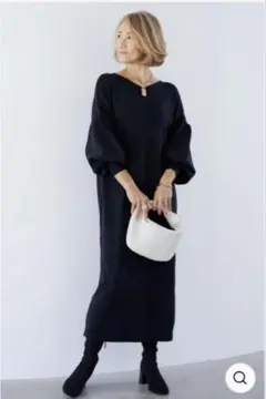 新品♡PLUS OTO.HA 2WAY バックライン ニットワンピ FREE