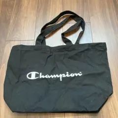 5月末終了　champion チャンピオン トートバッグ　黒　ブラックのサムネイル