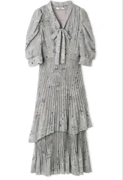 SNIDEL(スナイデル)プリーツプリントワンピース