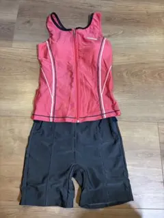 エレッセ　スポーツ用水着 ピンク/黒 Sサイズ