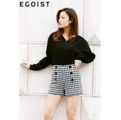 エゴイスト　長袖　人気　韓国　黒　ブラック　春　シンプル　トップス　カットソー