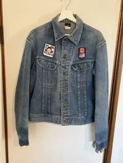 Lee デニムジャケット ワッペン付き　80s