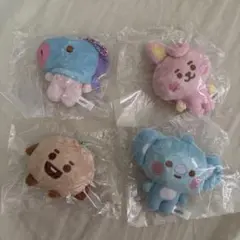 BT21 ストラップ4点セット COOKY MANG SHOOKY KOYA