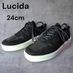 【Lucida ルシーダ]レディース 厚底スニーカー 24cm 黒 レディースのサムネイル