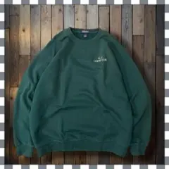 LAND'END ランズエンド 刺繍ワンポイント無地ライクスウェット トレーナー