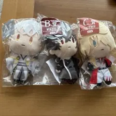 刀剣乱舞 御伴散歩くじ カラビナ付き御伴 ぬいぐるみ3点セット