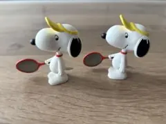 スヌーピー テニスフィギュア 2体セット