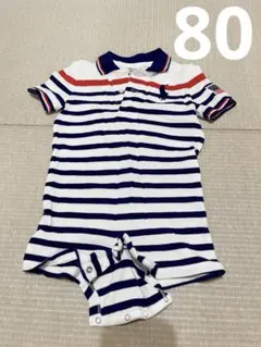 Ralph Lauren 半袖ロンパース　80
