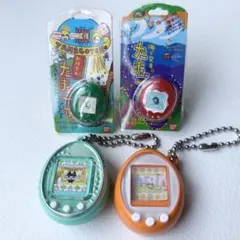 たまごっち　ガチャガチャ　4つセット　指輪　キーホルダー