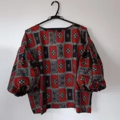 着物リメイク　ブラウス