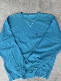 90’s Champion 水色スウェット クルーネック スウェット ターコイズ