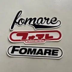 FOMARE ステッカー 3枚セット