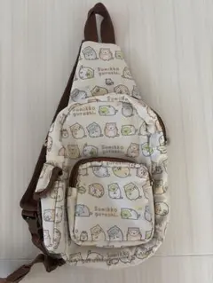 すみっコぐらし ボディバッグ ワンショルダー キッズ リュック 可愛い 総柄