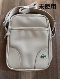 未使用　LACOSTE ラコステ ベージュ ショルダーバッグ