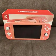 Nintendo Switch Lite ピンク 箱付き　充電器付