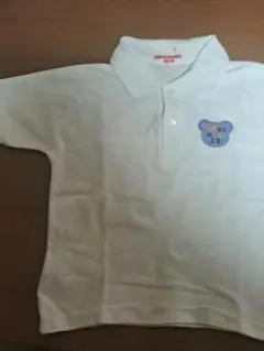 専用　ミキハウス 白にロゴ入りポロシャツ 110㎝