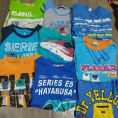 新幹線 Tシャツ シリーズ8枚　長袖1枚