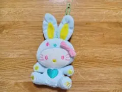 【平成レトロ】ハローキティ　うさぎ ぬいぐるみ 　ストラップ　 マクドナ