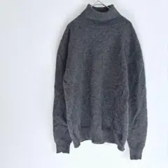 ユナイテッド　アローズ　グレー タートルネックセーター　毛100%のサムネイル