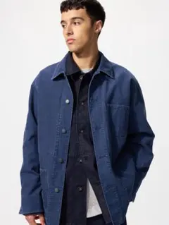 UNIQLO ユニクロ コーデュロイジャケット ブルー L