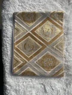 値下げしました。袋帯　金色とクリーム色