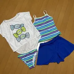 ストライプ セパレート水着 5Sサイズ 大人・ジュニア