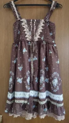 y2k axes femme 花柄 ワンピース クラシカル クラロリ 森ガール