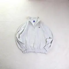 90s USA製 青タグ Champion ハーフジップスウェット L