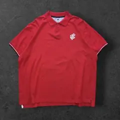 チ*ー様 ROCAWEAR ポロシャツ 赤 HIPHOP B系 オーバーサイズのサムネイル
