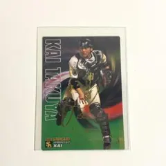 プロ野球チップスカード　サイン入り　ソフトバンクホークス　甲斐拓也