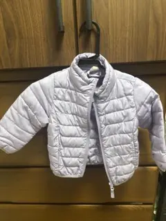 薄紫 キルティング ダウンコート 95