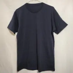 UNIQLO ユニクロ ネイビー ドライカラークルーネック Tシャツ Mサイズ