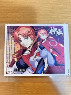 新劇場版　吉原大炎上　ラベル缶ステッカー　神威