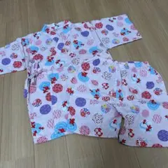 甚平　浴衣　女の子　キッズ　120cm 金魚