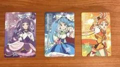 キラキラグミ　ひろがるスカイプリキュアカード3点