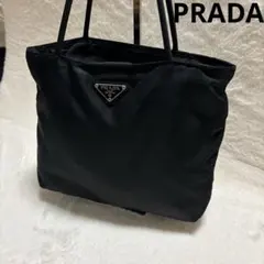 【超極美品】PRADA プラダ　トートバッグ　ハンド　ナイロン　ブラック　肩掛け