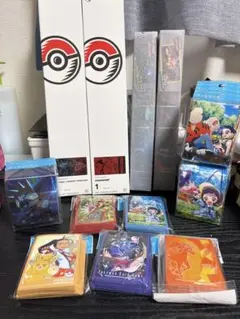 ポケカ サプライ 海外プレイマット デッキケース スリーブ まとめ売り
