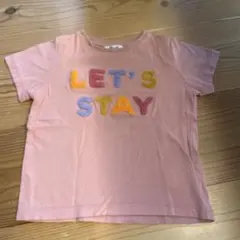 beamsピンク Tシャツ 110