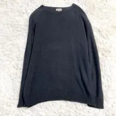 【リネン・シルク】マーガレットハウエル　サマーニット　M　ブラックのサムネイル