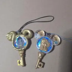 ディズニーストラップ ミッキーとプリンセス